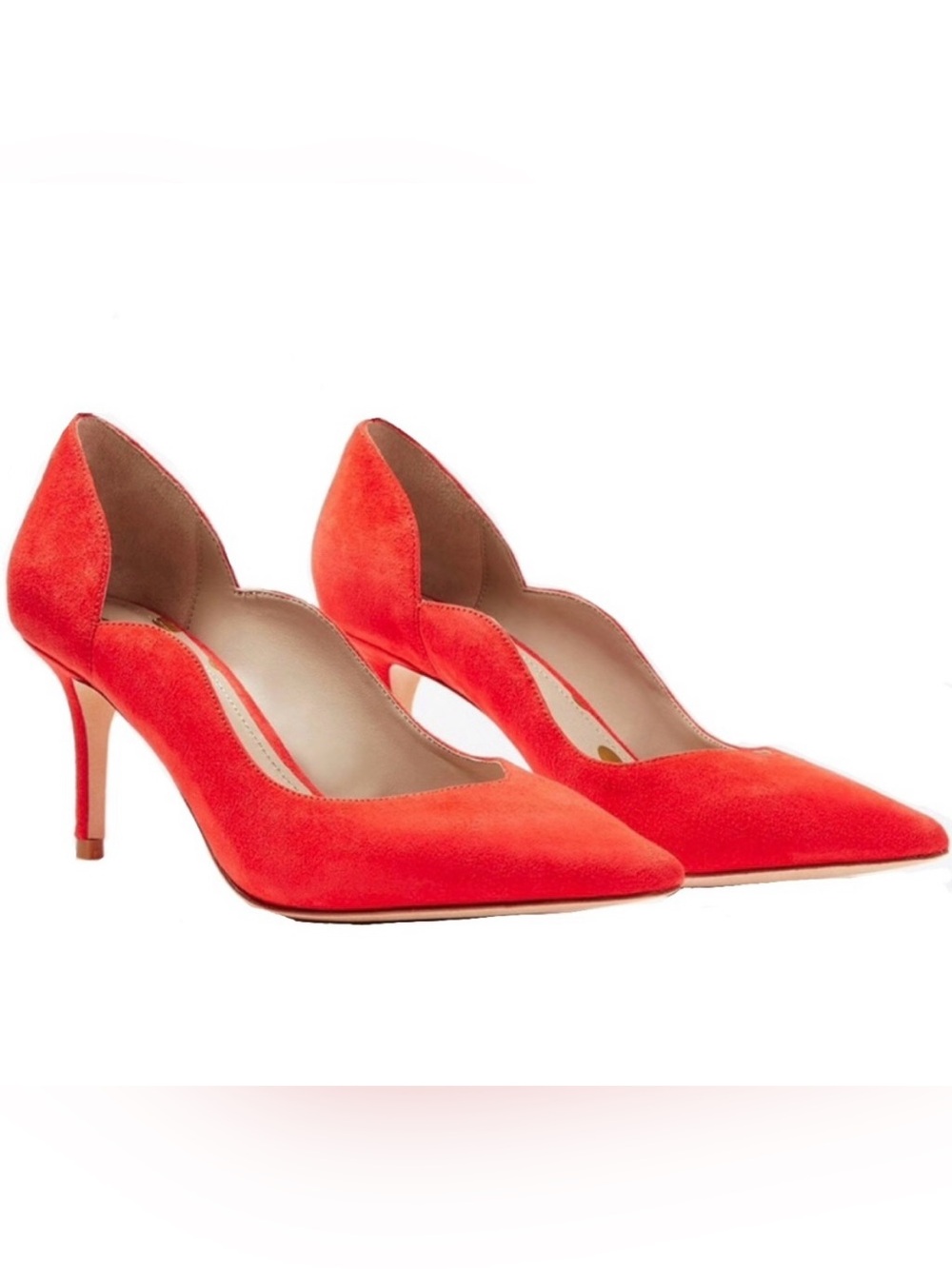 Boden Suede Madison Pointed Toe Heels